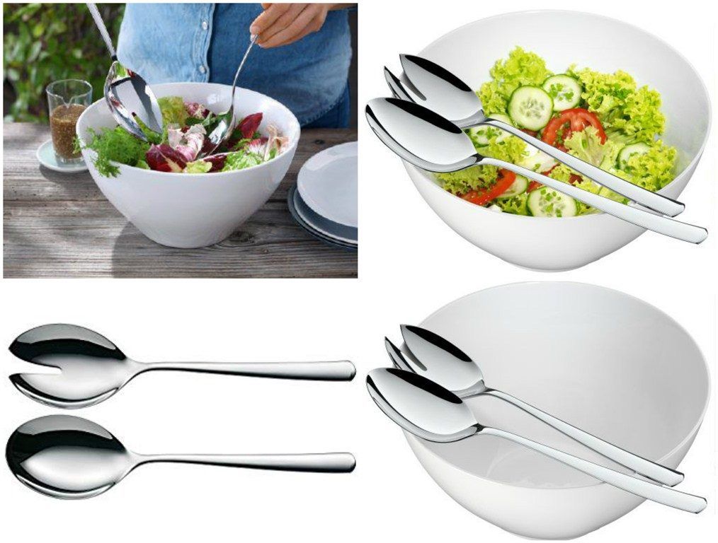 set bat sau 26cm 2 thia 30cm an salat wmf salatset bistro