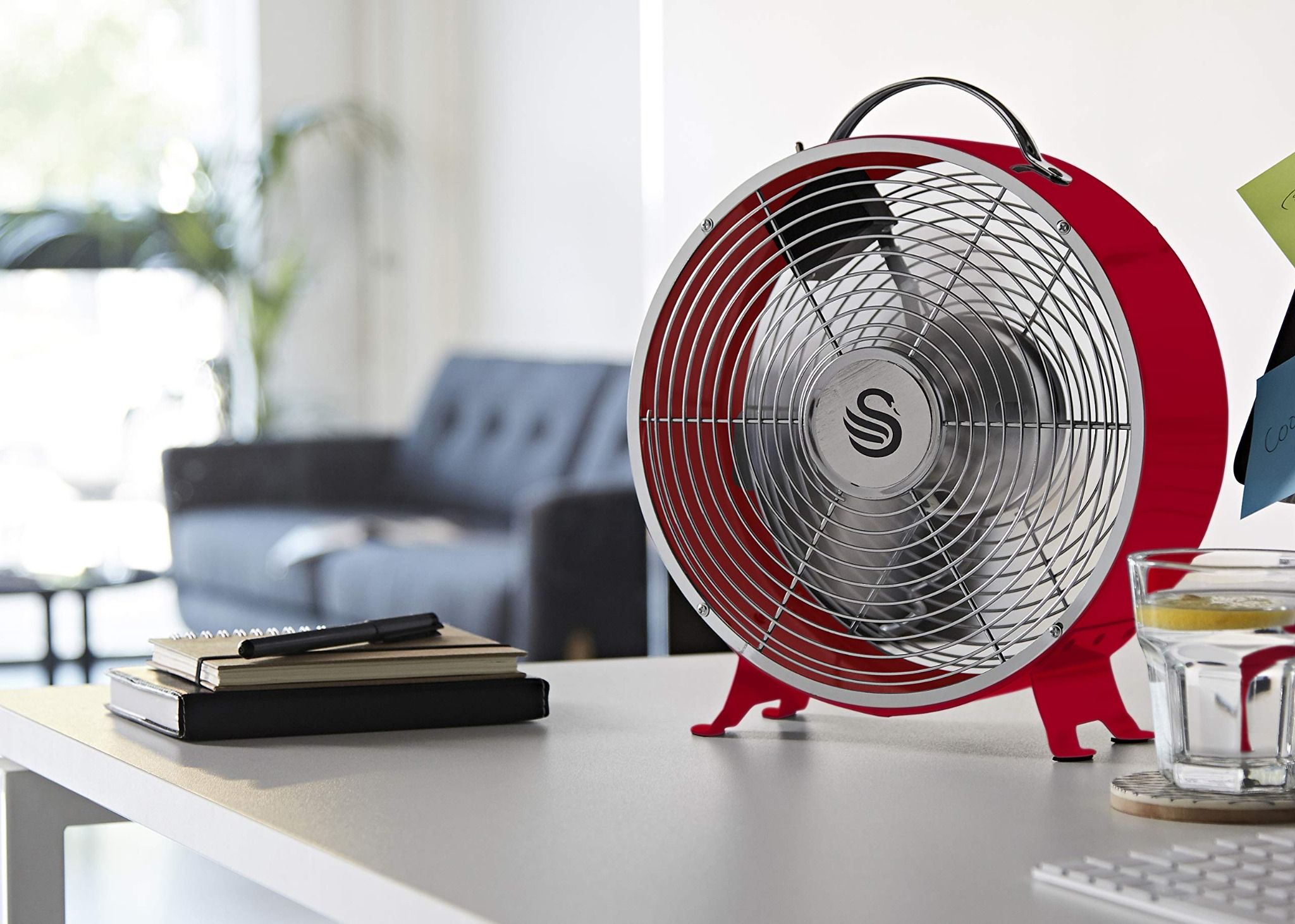 quat de ban swan retro sfa12630rn 25w mau do