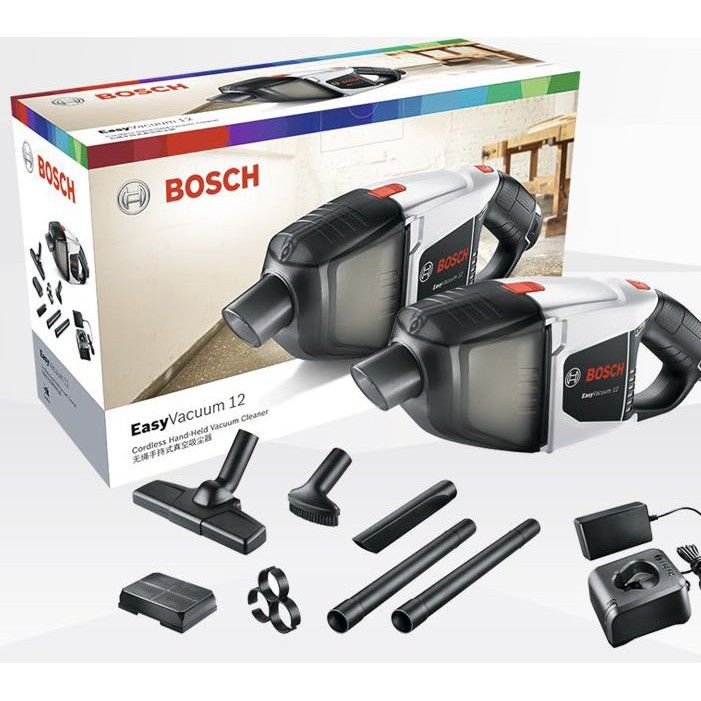 may hut bui cam tay khong day bosch easyvac 12