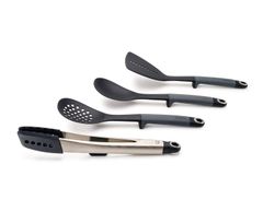 bo dung cu nau an 4 chi tiet joseph joseph 98465 elevate 4 piece gift set with tongs grey