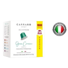 ca phe vien nen nhom carraro crema espresso 50 vien