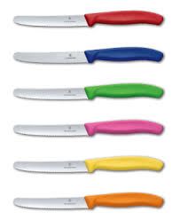 set dao 6c victorinox 11cm swiss classic coltello tavola set 6 colori 6 7839 6g