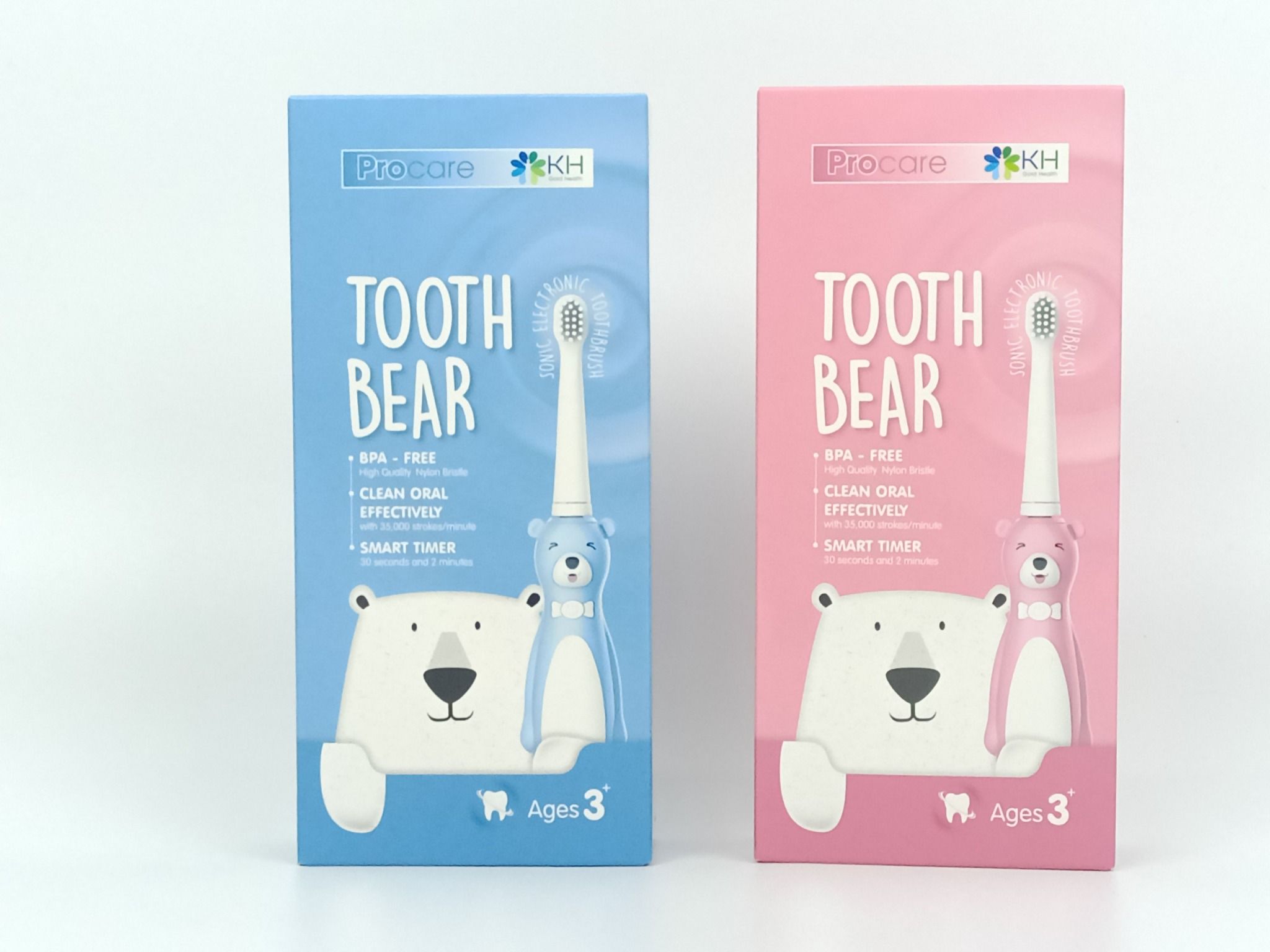 ban chai may tre em procare tooth bear