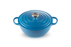 noi gang le creuset la marmite schwarzes interieur 26cm marseille blau