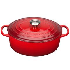 noi gang ovan le creuset brater oval evo 31cm kirsche mau do