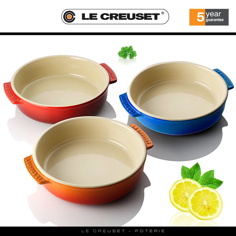 khay dia thanh cao lecreuset tapas schale 14cm cam do