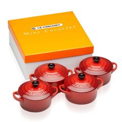 bo noi su tron le creuset mini 4 cai 200ml