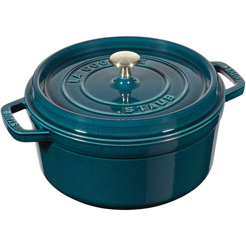 noi gang staub la cocotte 40510 593 0 size 20cm mau xanh duong dam