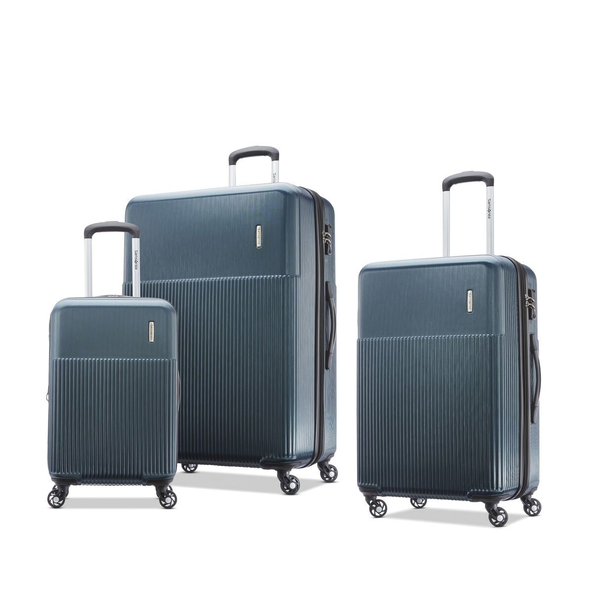 vali samsonite azure 3 piece hardside