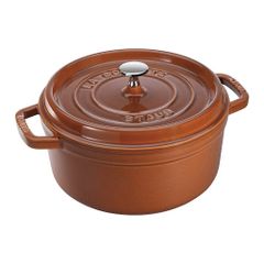 noi gang tron staub cocotte cin 24cm 3 7l mau cam que