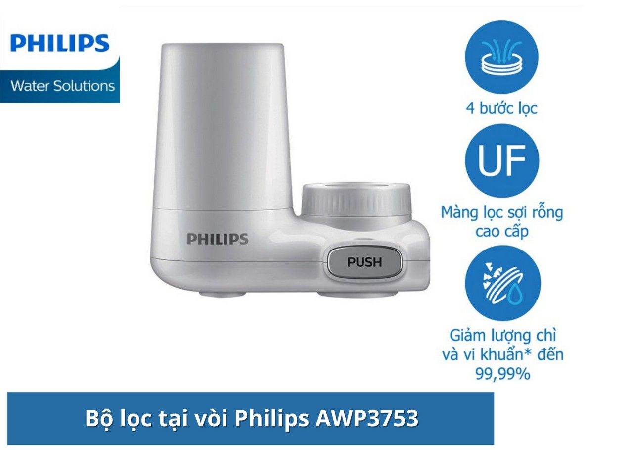 thiet bi loc nuoc tai voi philips awp3753