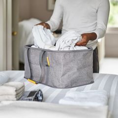 gio dung quan ao 35l joseph joseph 50023 hold all collapsible laundry bskt grey