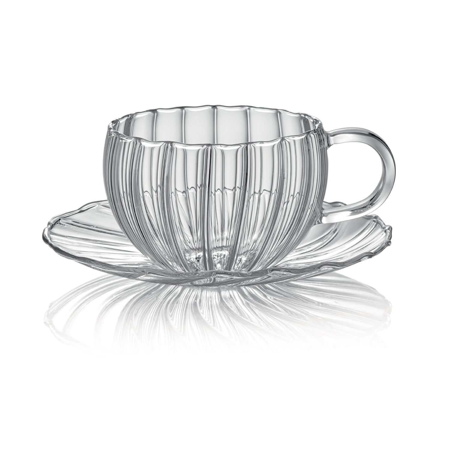 set 2 tach va coc tra ca phe ivv 240ml