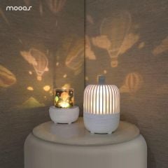 den chieu mini mooas wonderland rotating projector melody nightlight made in korea