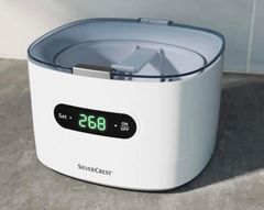 may lam sach do trang suc bang song sieu am silvercrest ultrasonic sur 48d5 50w 0 6l model 2024