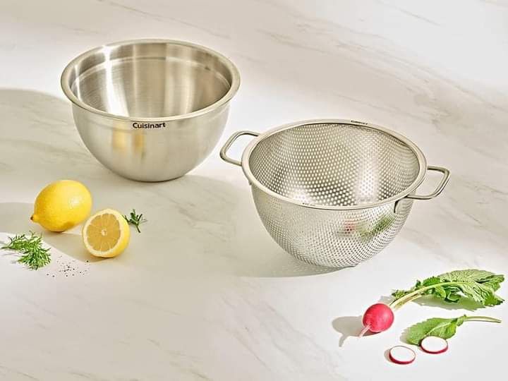 set ro kem au inox cuisinart 20cm