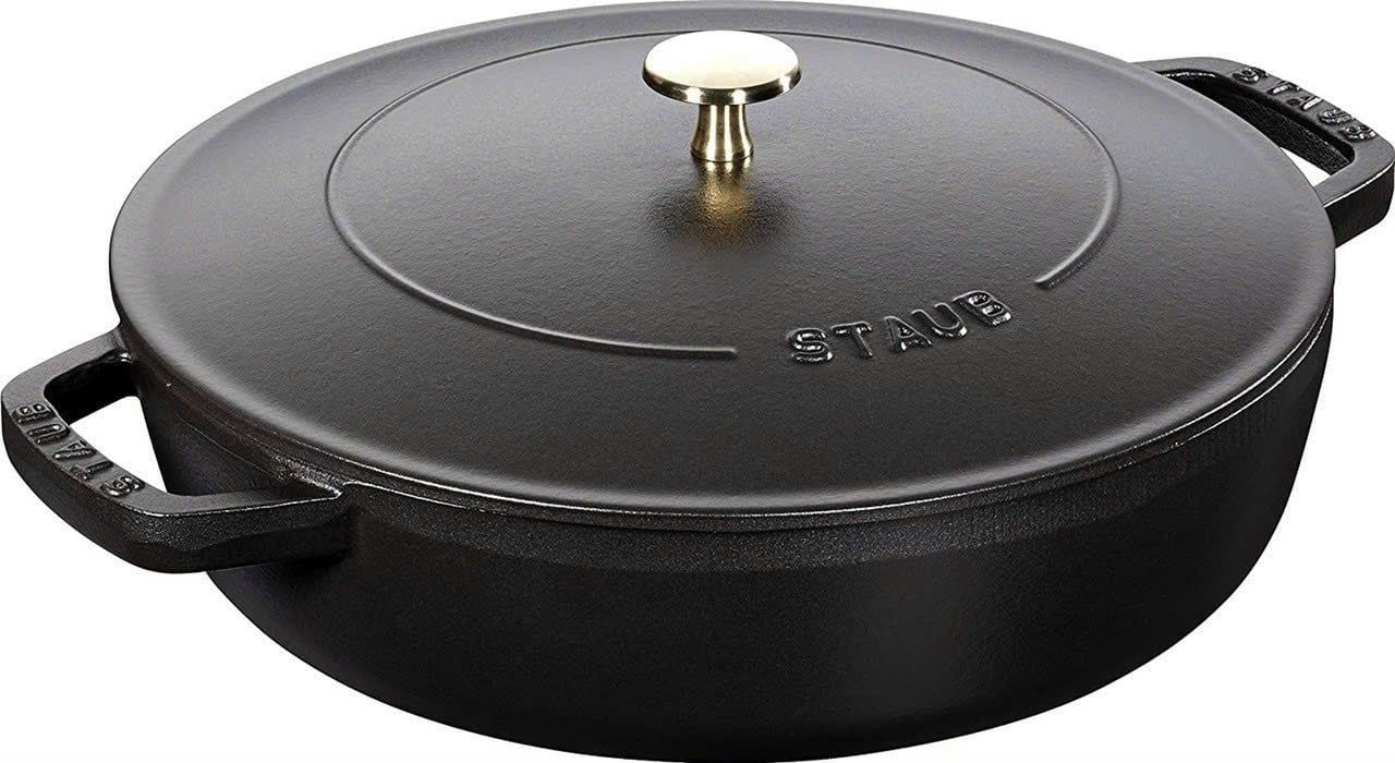 noi gang staub braiser chistera lid 28cm mau den