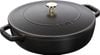 chao gang staub wok perfect 30cm mau xam