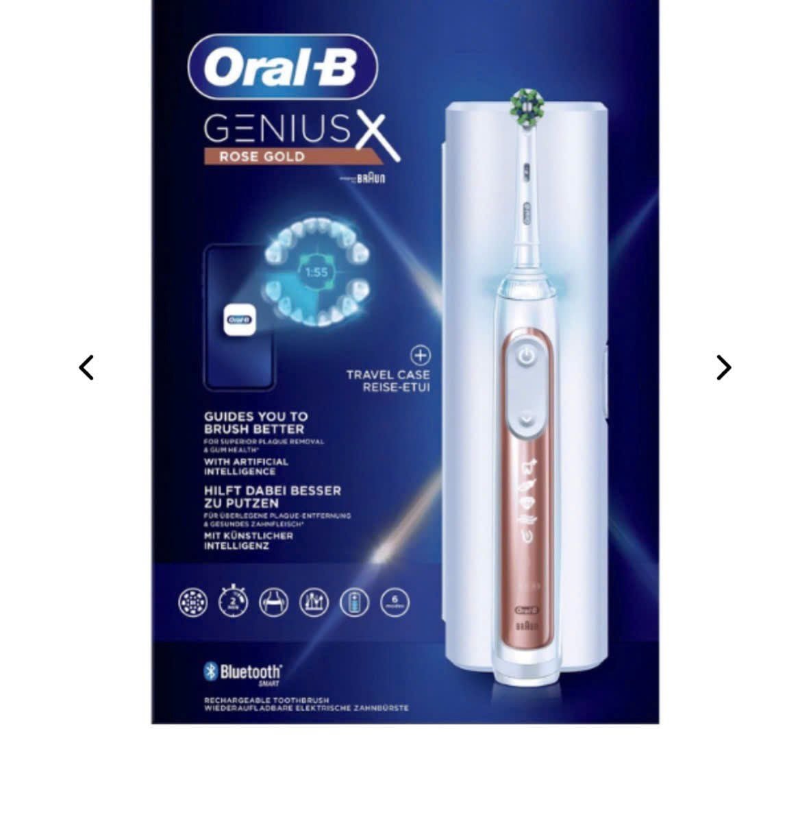 ban chai danh rang dien oral b genius x rose gold