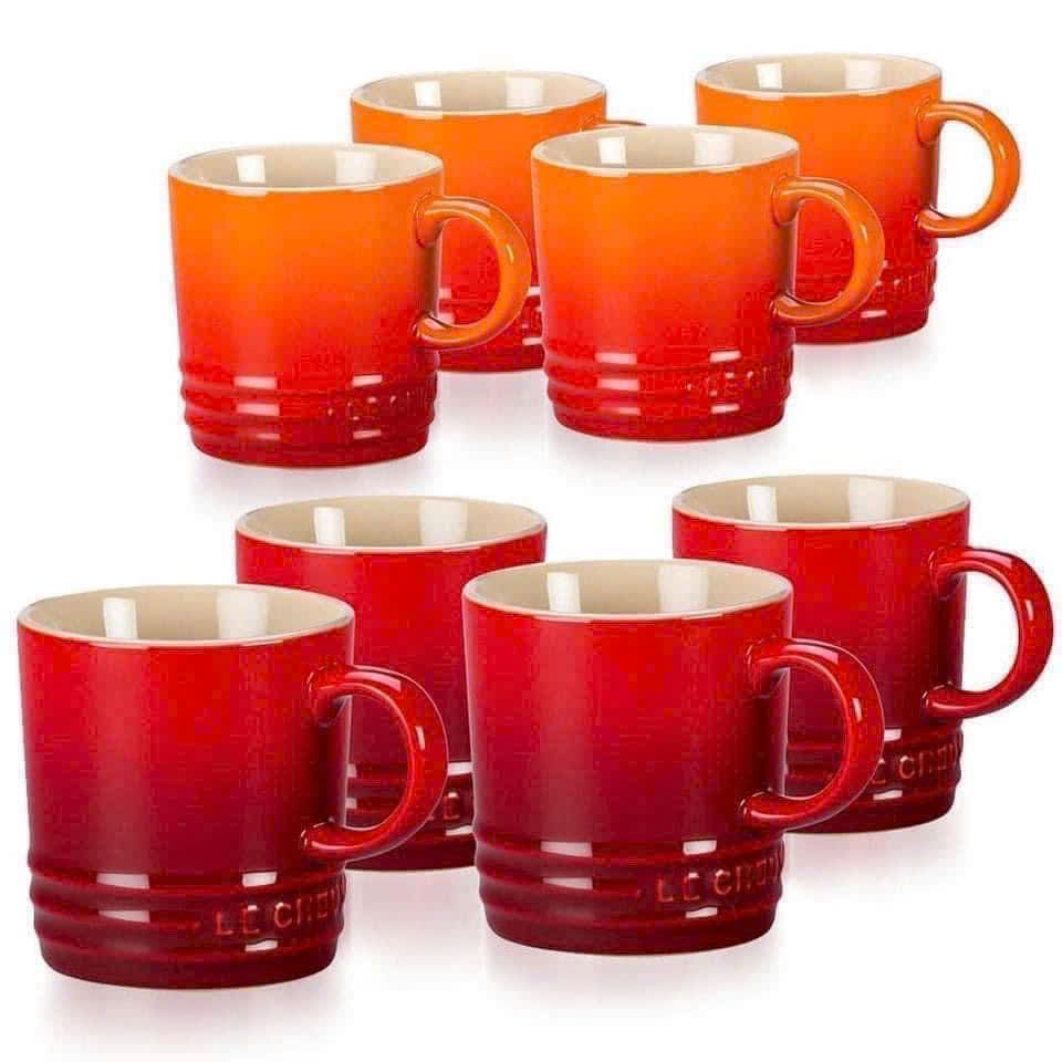 set 4 coc le creuset 350ml kem hop botanique