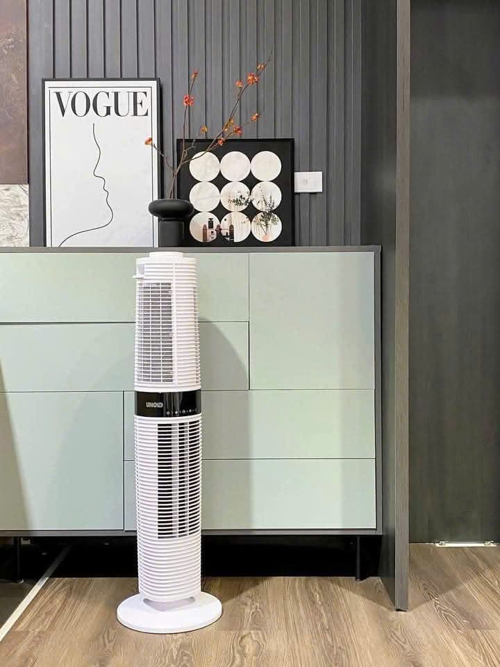 quat thap unold super air smart turmventilator 360 mau trang 86130
