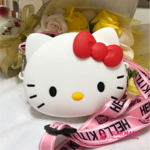  Bóp đeo chéo Hello & Hello Kitty - Mèo con 