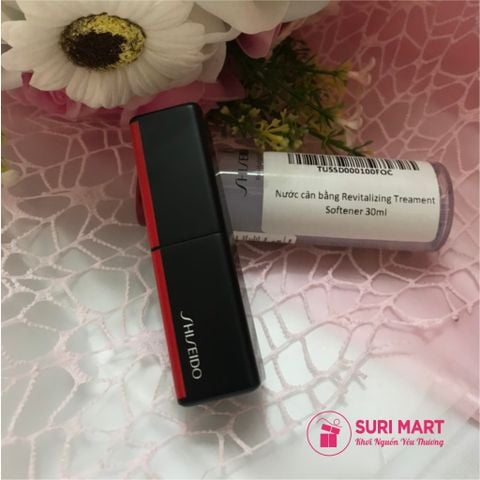  Combo quà tặng hoa sáp và son môi Shiseido 