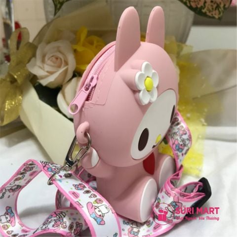  Bóp đeo chéo Hello & Hello Kitty - Thỏ con 