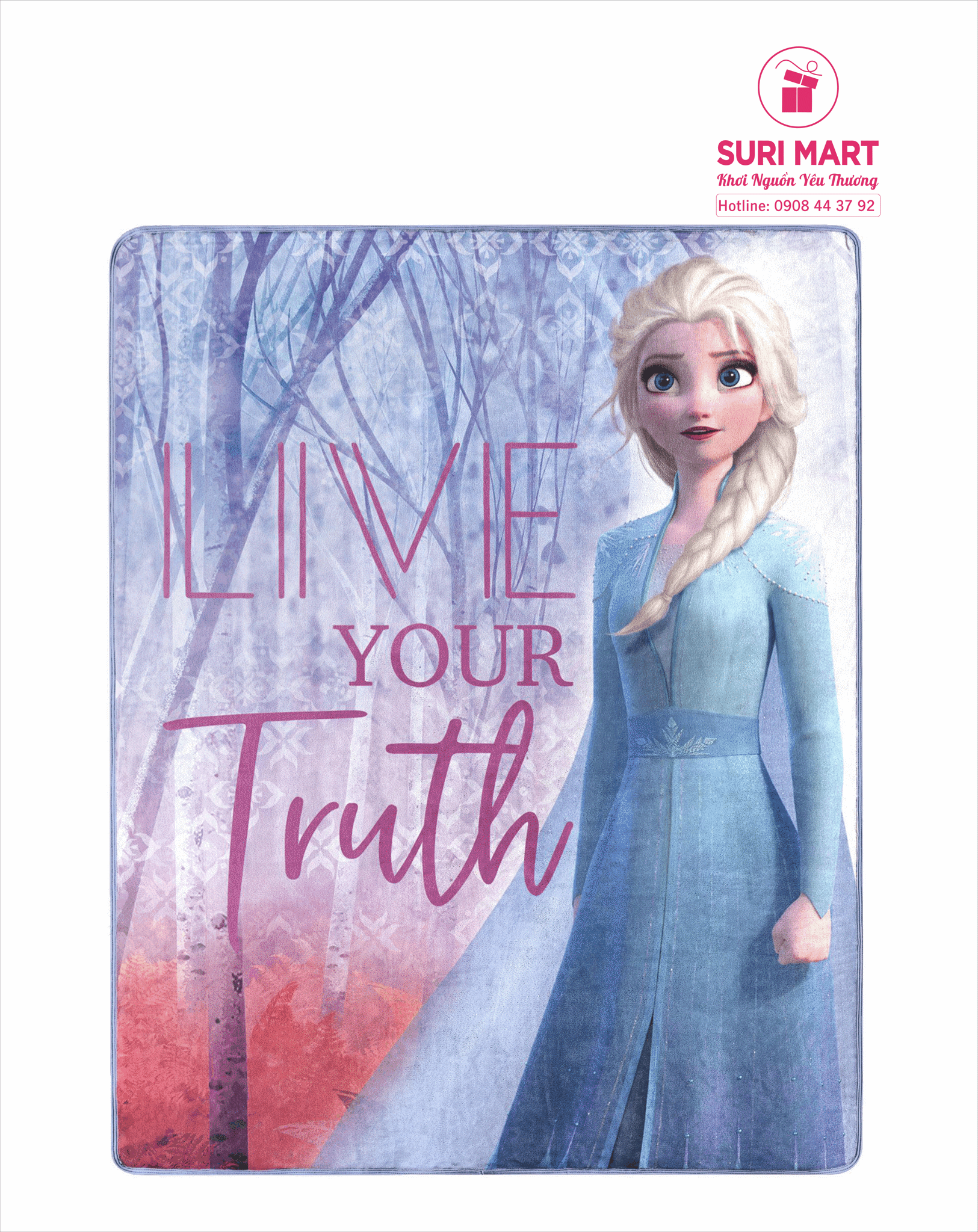 MỀN ( CHĂN ) ELSA - DISNEY FROZEN 2 - LIVE YOUR TRUTH