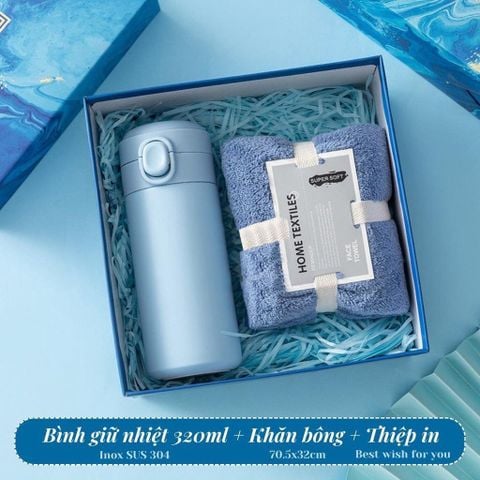  Set Quà Tặng Cao Cấp - Xanh Biển 