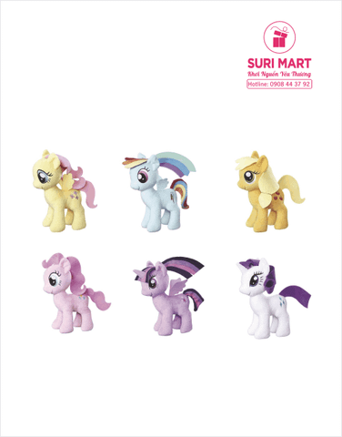  THÚ BÔNG MY LITTLE PONY - TÍM - CAO 20CM 