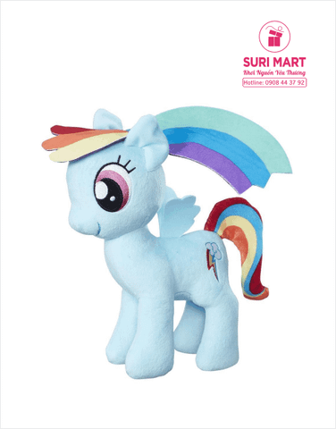  THÚ BÔNG MY LITTLE PONY - XANH - CAO 20CM 