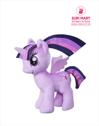  THÚ BÔNG MY LITTLE PONY - TÍM - CAO 20CM 