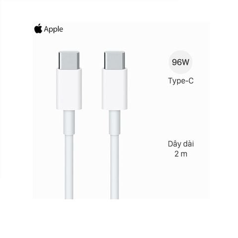Cáp sạc Macbook chính hãng Type C - Type C 2m Apple MLL82 Trắng
