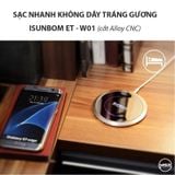 Đế sạc nhanh không dây tráng gương Isunbom ET01 10W
