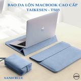 Bao da chống sốc Macbook Taikesen | Da lộn cao cấp -  TS03