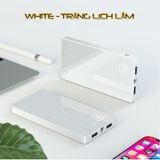 Pin sạc dự phòng tráng gương không dây Tovaoon 20.000 mAh | Hàng chính hãng