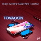 Pin sạc dự phòng không dây tráng gương Tovaoon K6 10.000 mAh