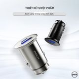 Sạc nhanh xe hơi chuẩn PD cho Iphone & Qualcomm QC4.0 Rock - G03 (30W)