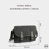 Túi xách/ Túi chống sốc Macbook da thât cao cấp Jetelern - J27