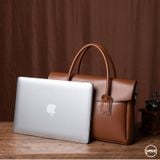 Túi xách/ Túi chống sốc Macbook da thật cao cấp Jetelern - J36