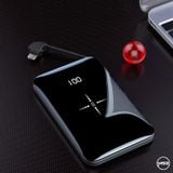 Pin sạc dự phòng không dây tráng gương Travel Shark Mini - D75 (8.000 mAh)