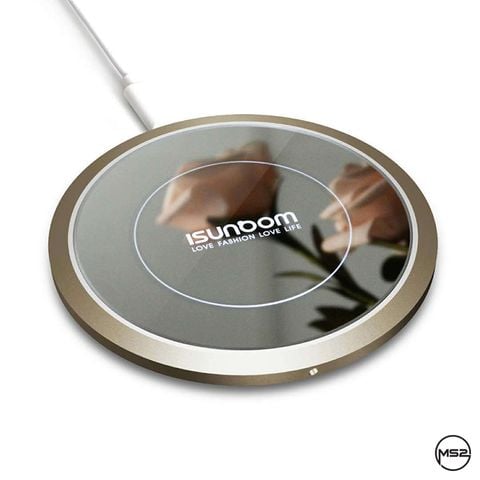 Đế sạc nhanh không dây tráng gương Isunbom ET01 10W