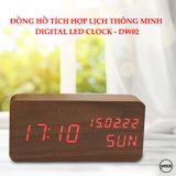 Đồng hồ tích hợp lịch thông minh Digital Led Clock - DW02