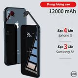 Pin sạc dự phòng không dây tráng gương 12.000 mAh Bus Power