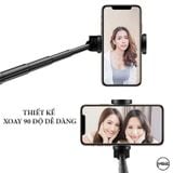 Gậy Selfie Mini Magic Flute cho Iphone X/XS/XS Max - MF601 (Bluetooth + LED)