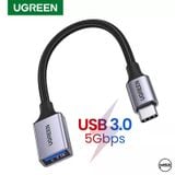 Cáp chuyển đổi OTG USB-C to USB 3.0 Ugreen 15cm (70889)