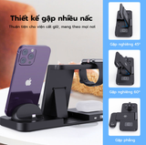 Đế sạc nhanh không dây 15W cao cấp 4in1 - MagSafe B18 (Qi 15W)