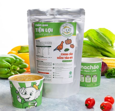  SET CHÁO CHIM CÂU HẦM TÁO ĐỎ 