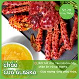  Cháo dinh dưỡng Cua Alaska 